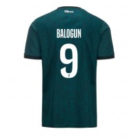 Maglia Calcio AS Monaco Folarin Balogun #9 Seconda Divisa 2024-25 Manica Corta